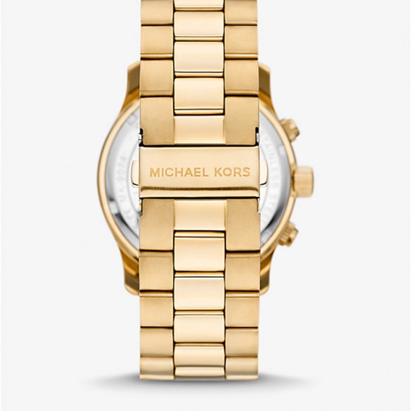 Michael Kors Oversized Runway Gold-Tone Watch (MK 8077) - Picture 2 of 6